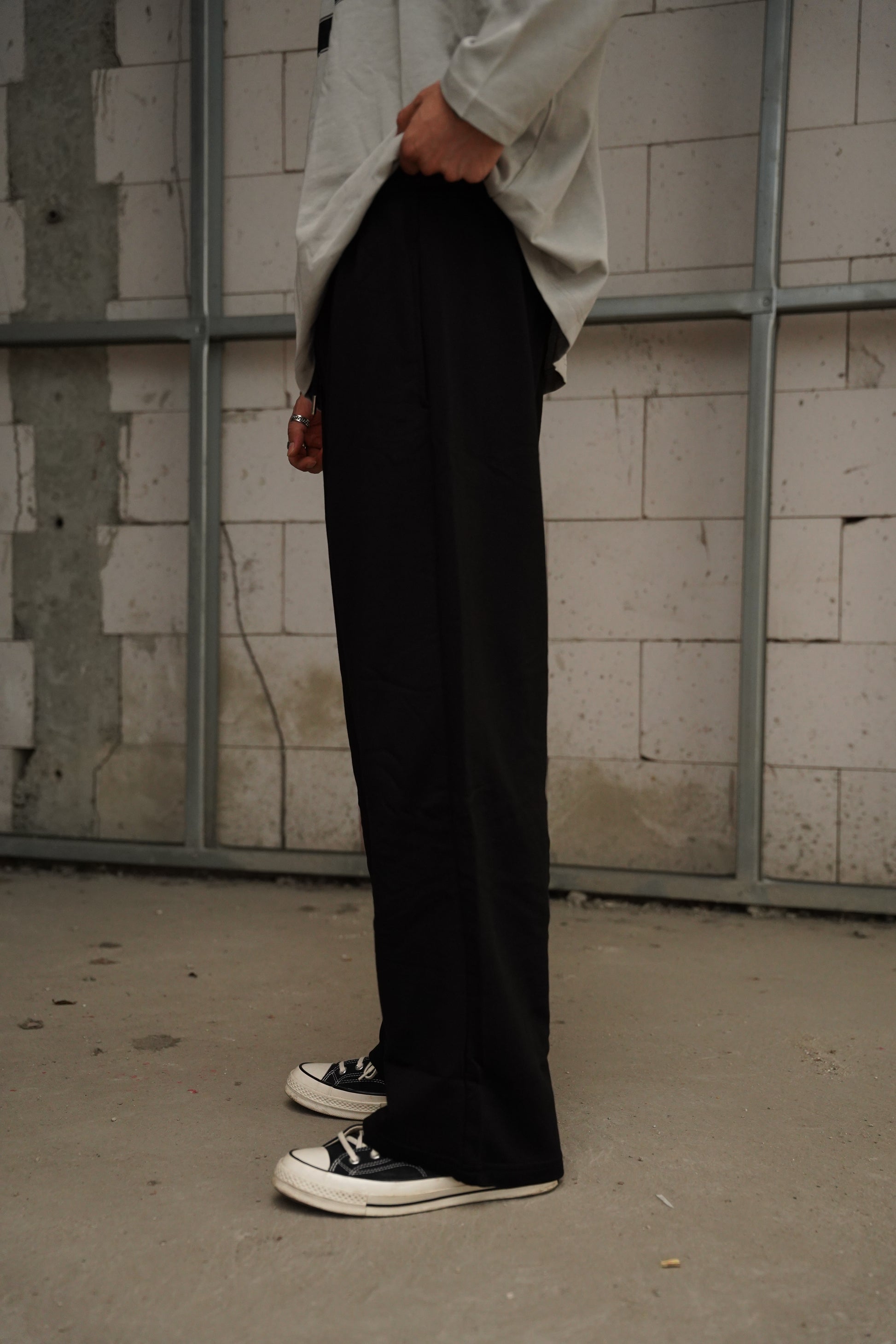 Baggy Fit 3 İplik Şardonsuz Eşofman Altı (Unisex - Mevsimlik)