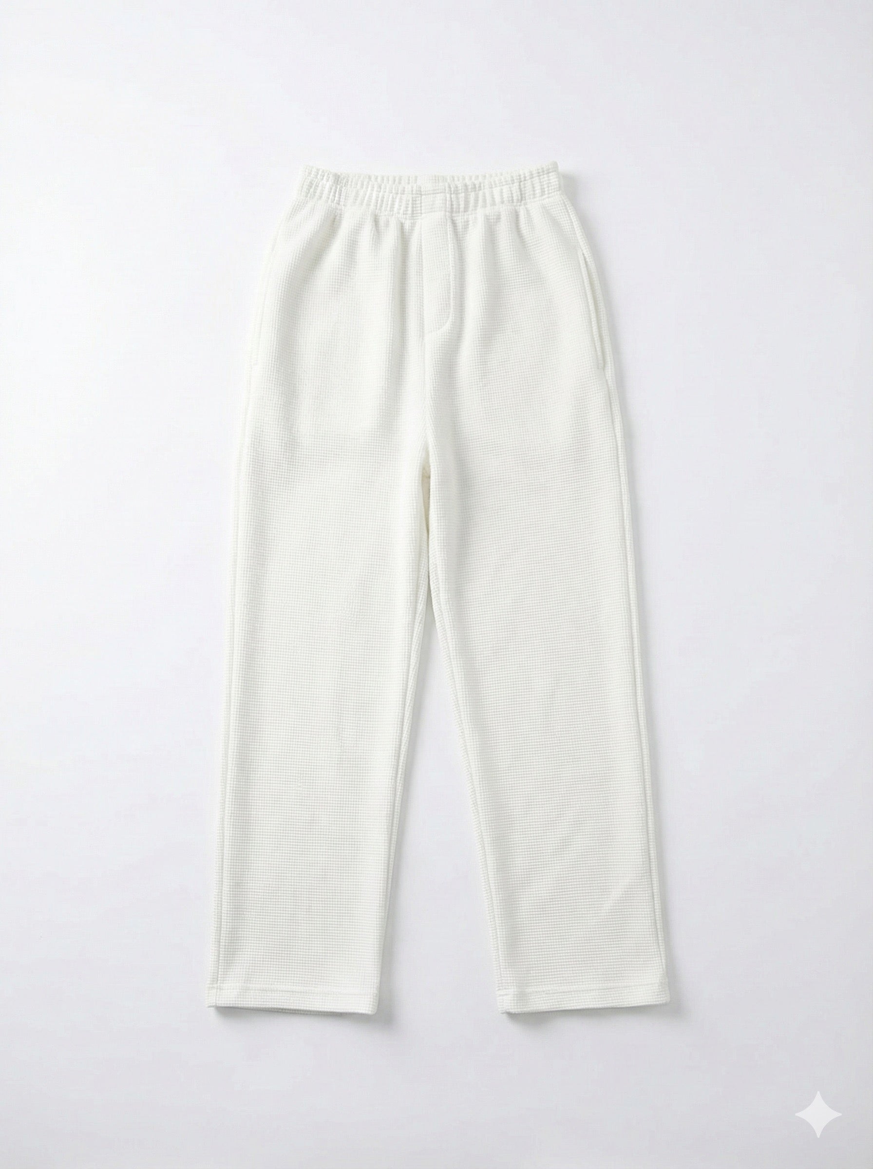 Erkek Waffle Dokulu Rahat Kesim Jogger Eşofman Altı