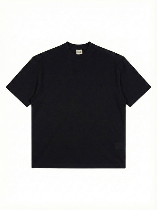 %100 Pamuklu Basic Oversize Unisex T-Shirt - Siyah / Beyaz / Gri